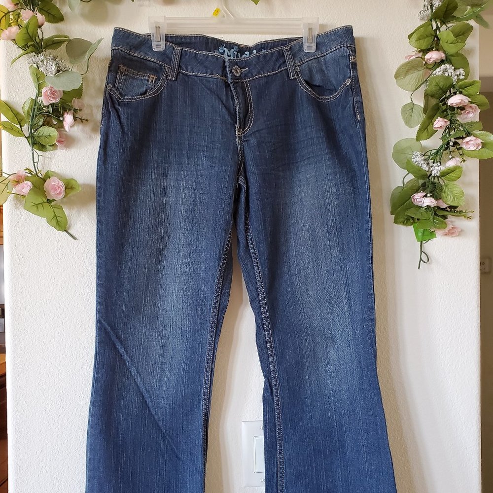 MUDD - DENIM BLUE JEANS BOOT CUT - SIZE 15